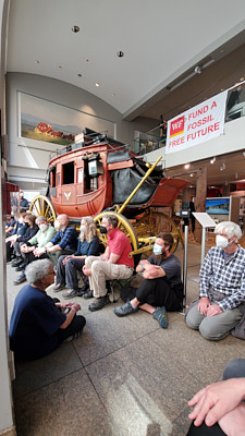 Climate Activists Occupy Wells Fargo Global Headquarters:April 25, 2022